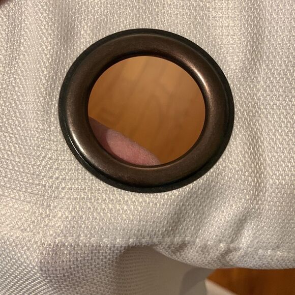 48"X60" two panels white rod pocket. NWOT - Picture 4 of 4